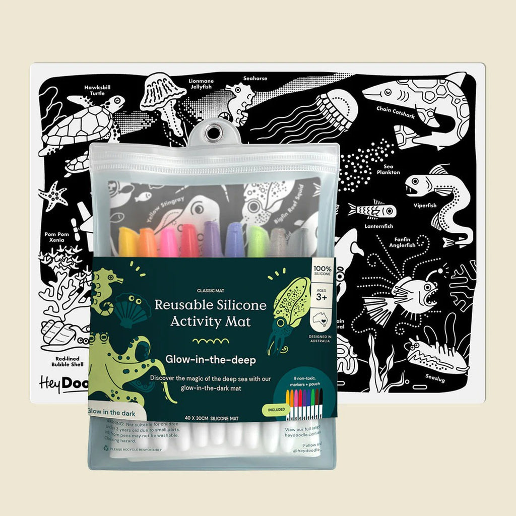 Glow In The Deep Silicone Activity Mat