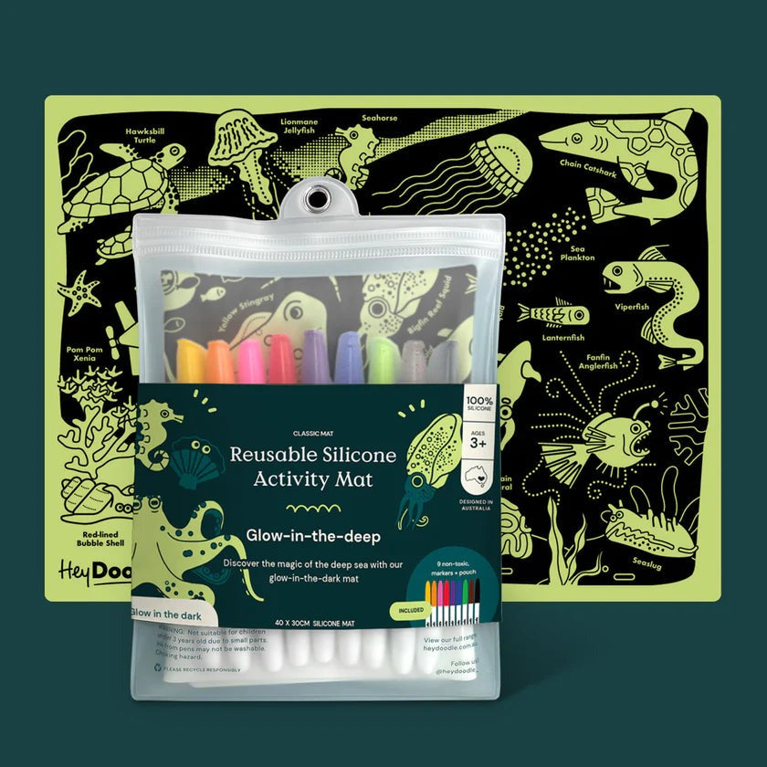 Glow In The Deep Silicone Activity Mat