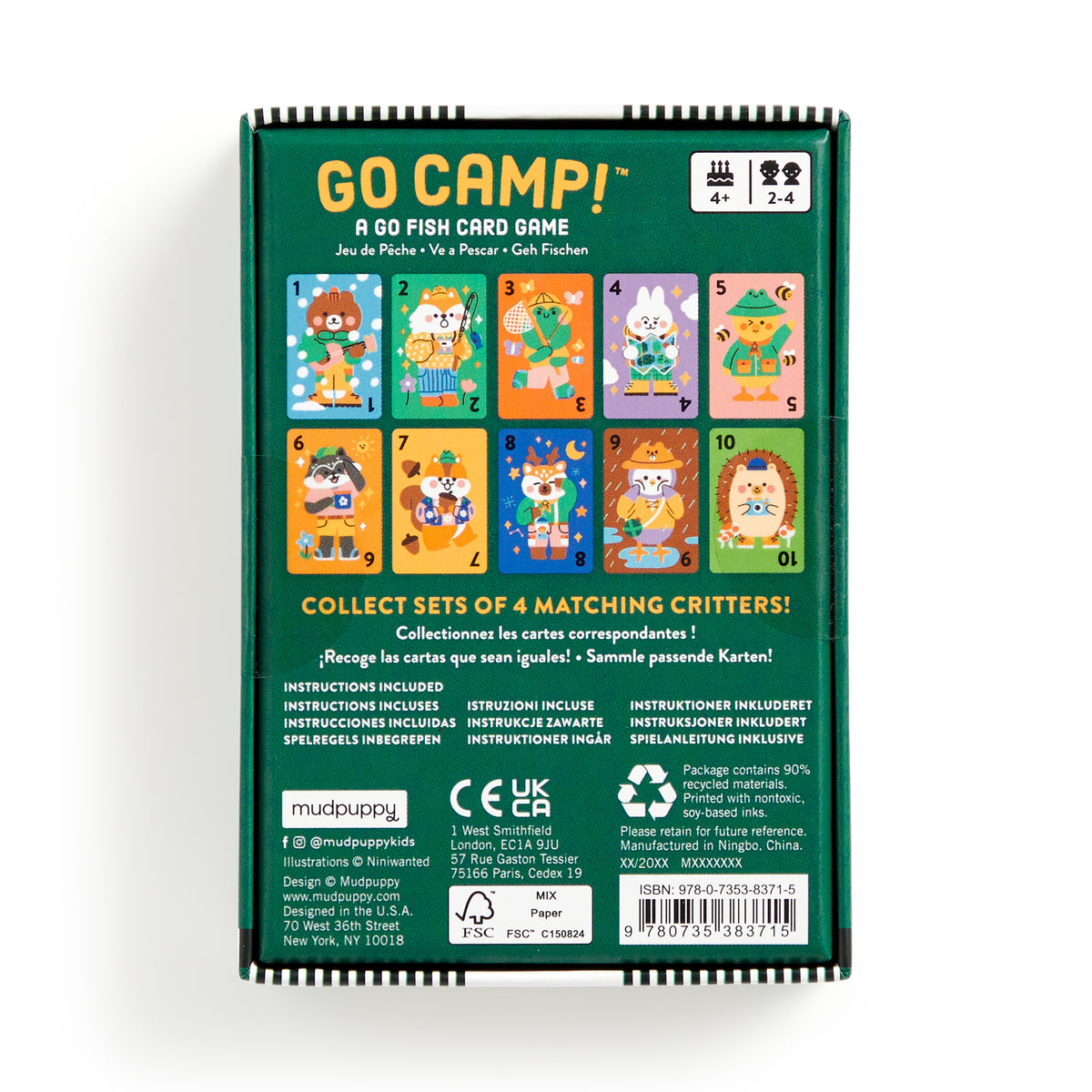 Go Camp! - A Go Fish Card Game