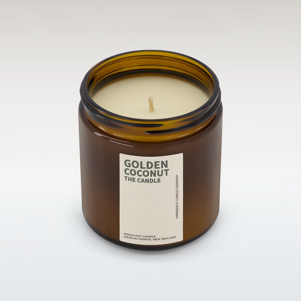Golden Coconut Soy Candle