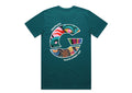 Graffiato T Shirt - Arctic Blue