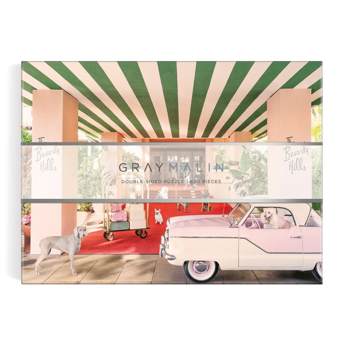 Gray Malin The Dogs at The Beverly Hills Hotel Puzzle