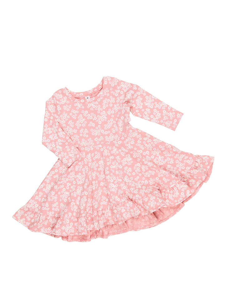 Peek A Boo Buny Swing Dress - Dusty Rose Last One Was $85 Now