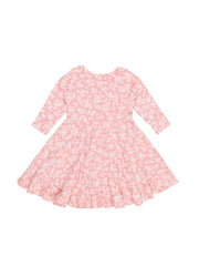 Peek A Boo Buny Swing Dress - Dusty Rose Last One Was $85 Now
