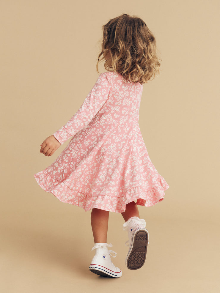 Peek A Boo Buny Swing Dress - Dusty Rose Last One Was $85 Now