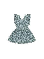 Peek A Boo Bunny Pinafore - Spruce Was $85 Now