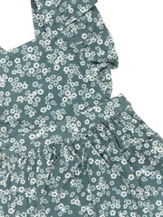Peek A Boo Bunny Pinafore - Spruce Was $85 Now