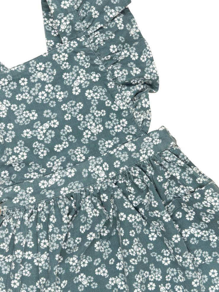 Peek A Boo Bunny Pinafore - Spruce Was $85 Now