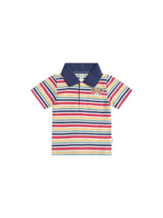 Polo Tee - Vintage Stripe