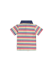 Polo Tee - Vintage Stripe