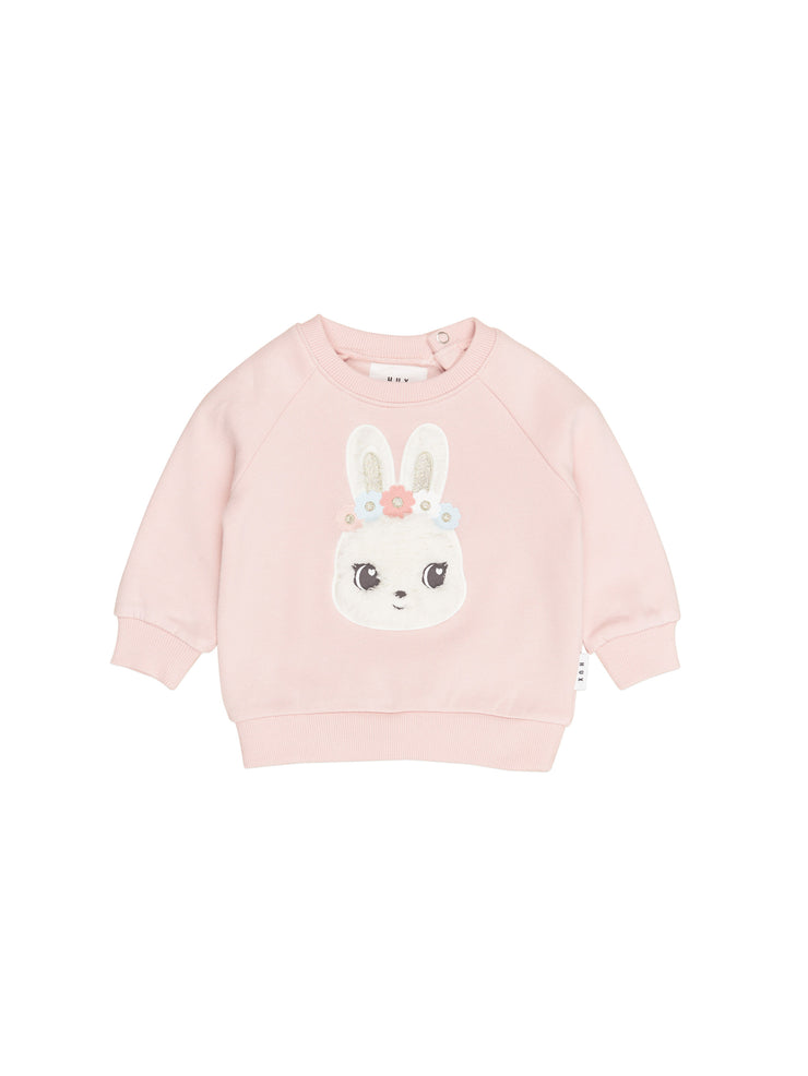 Fur Bunny Sweatshirt - Pink Pearl Was $75 Now