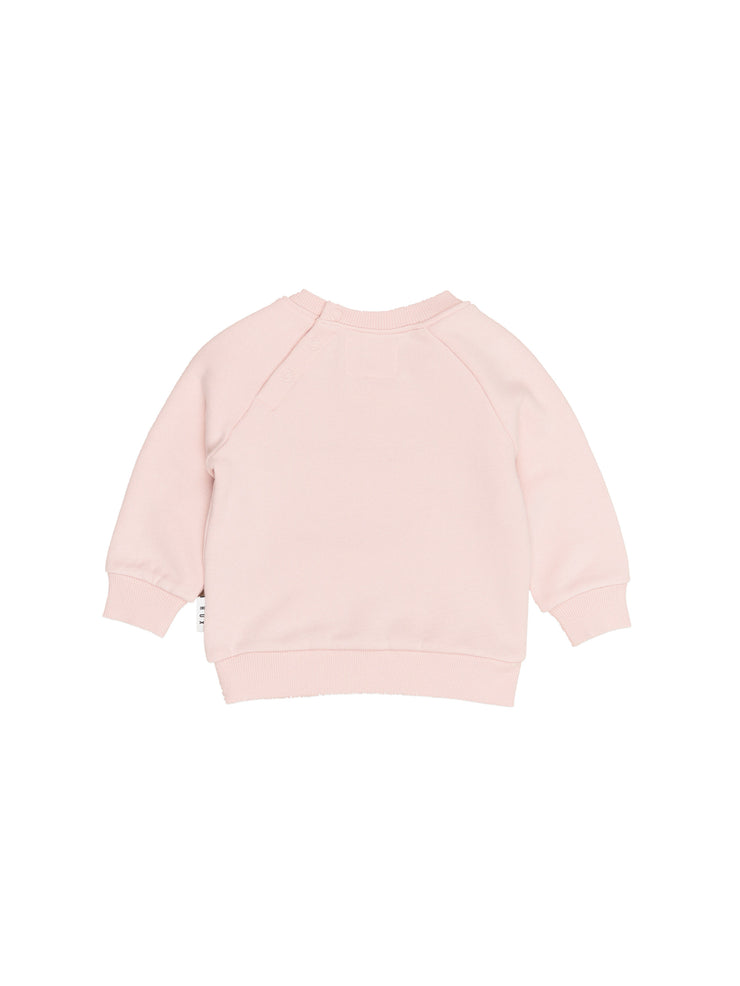 Fur Bunny Sweatshirt - Pink Pearl