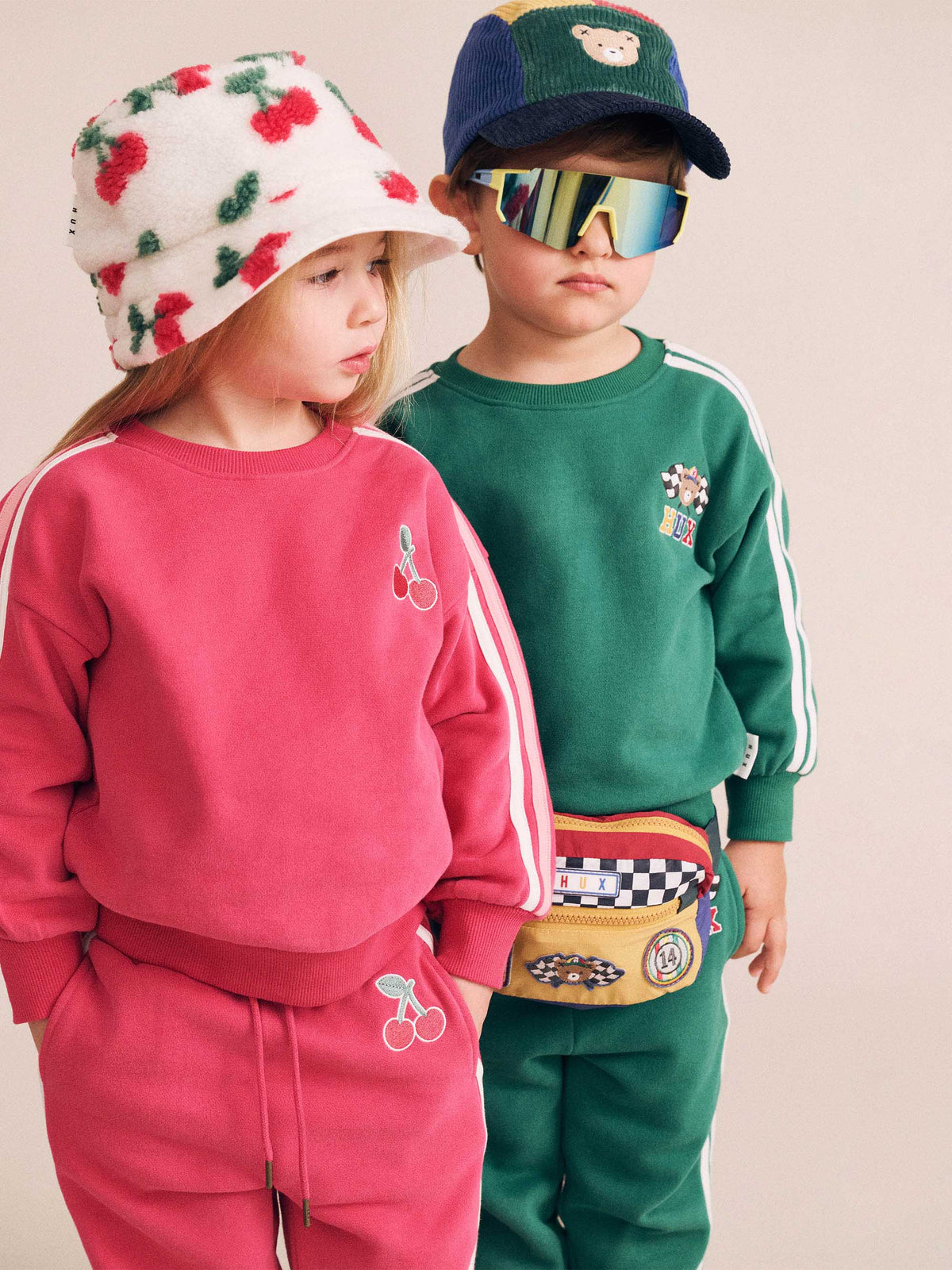 Cherry Racer Stripe Sweatshirt Last Sizes Was $85 Now