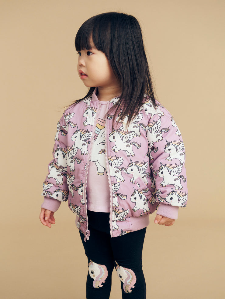 Reversible Bomber - Magical Unicorn Orchid