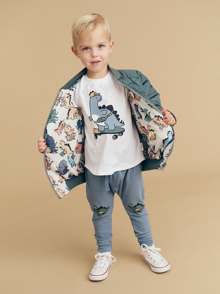 Reversible Bomber - Dino Band/Light Spruce