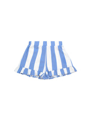 Seaside Cherry Stripe Frill Skort - Almond/Milk V2