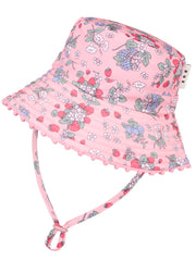 Strawberry Garden Swim Hat - Strawberry
