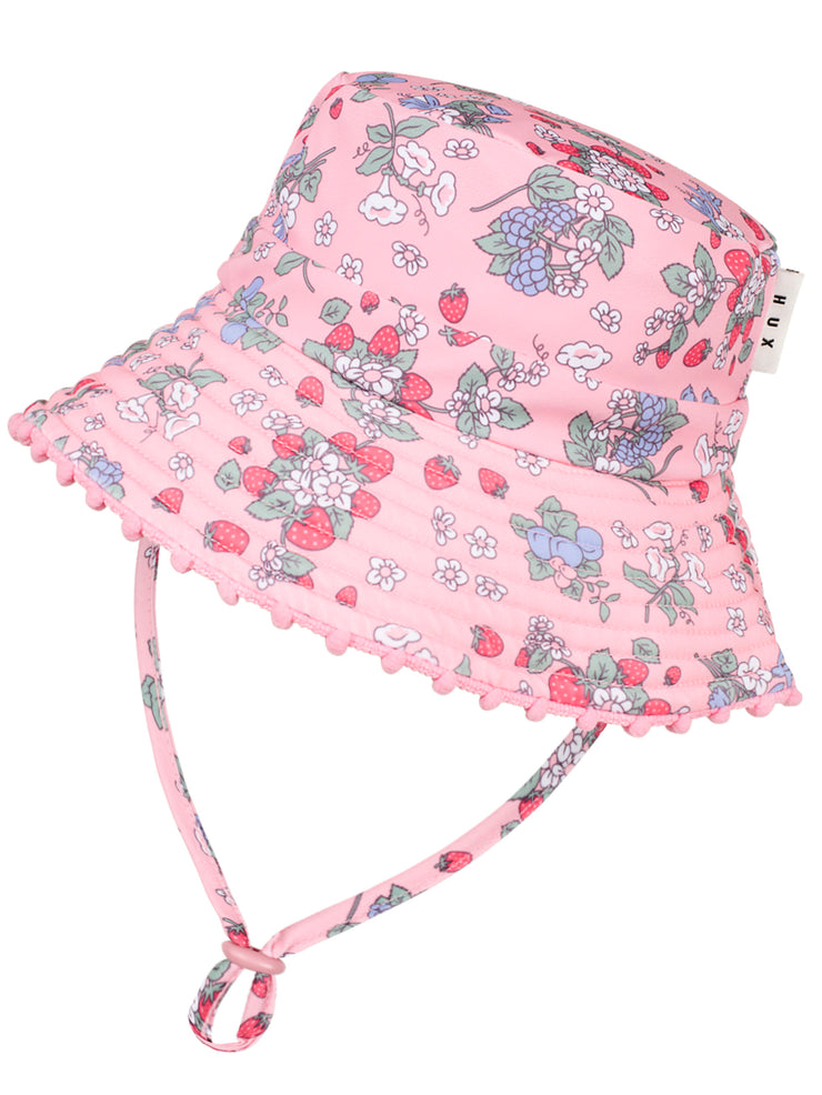 Strawberry Garden Swim Hat - Strawberry