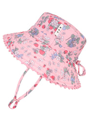 Strawberry Garden Swim Hat - Strawberry