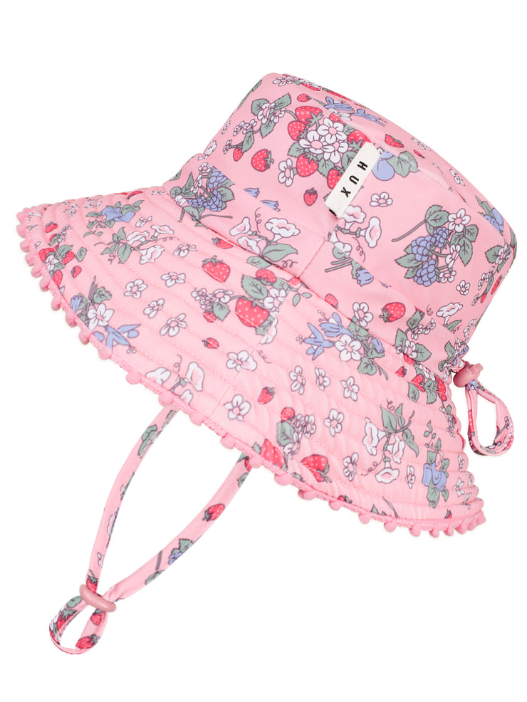 Strawberry Garden Swim Hat - Strawberry