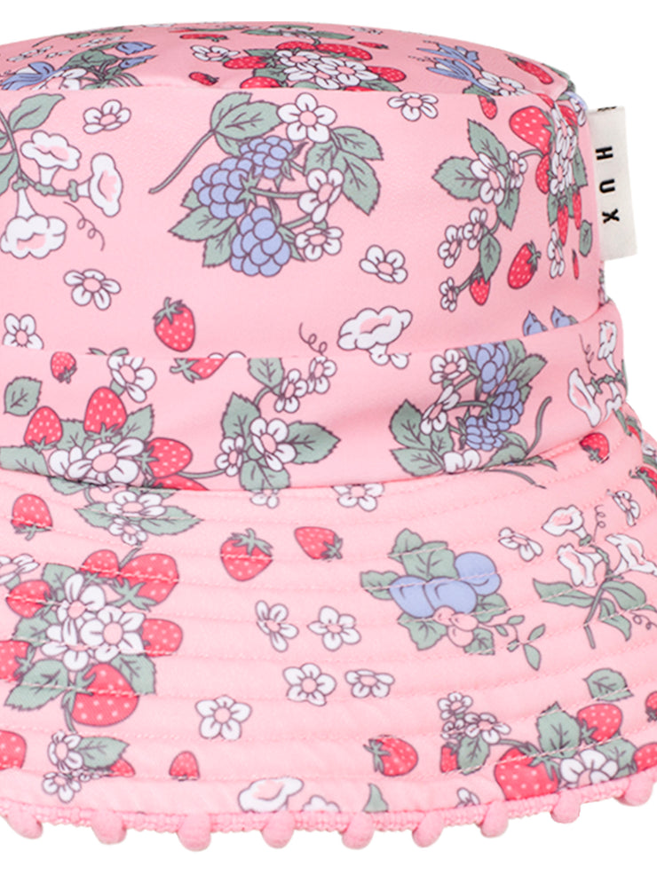 Strawberry Garden Swim Hat - Strawberry
