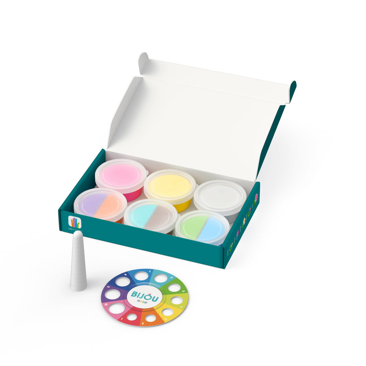 Hey Clay - Bijou Vivid Accessories Set - 8 Cans