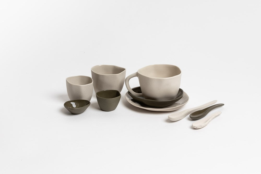 Haan Stoneware Spoons - Cashmere