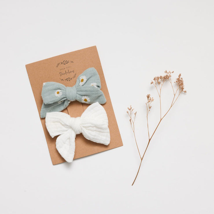 Bow Hairclips - set of 2
