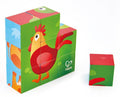 Hape Farm Animal Block Puzzle - 9 pce