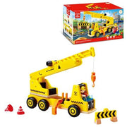 Hape Mobile Crane & Construction Set