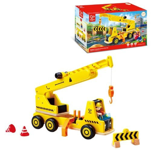 Hape Mobile Crane & Construction Set