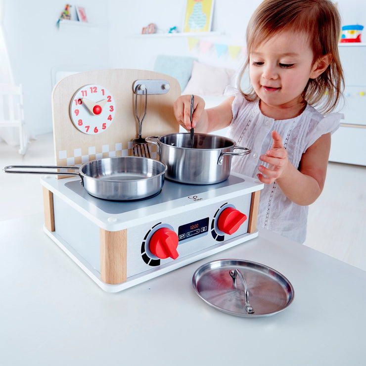 Hape 2 in 1 Kitchen & Grill Set