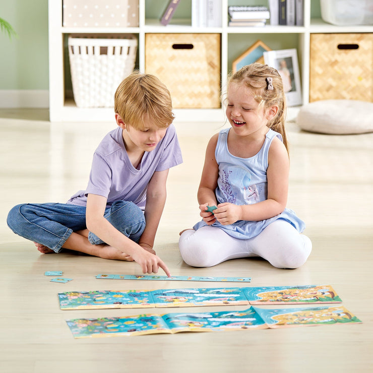 Hape 3 in 1 Puzzle & Storytelling - Ocean Friends