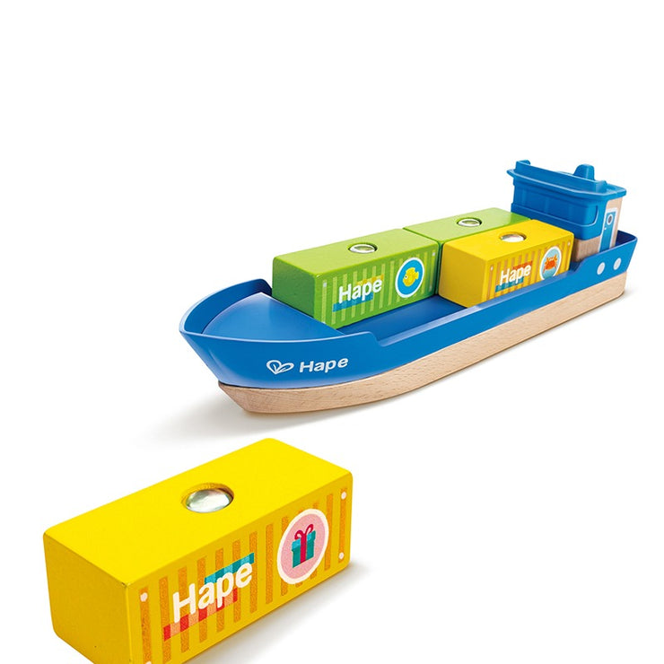 Hape Cargo Ship & Crane