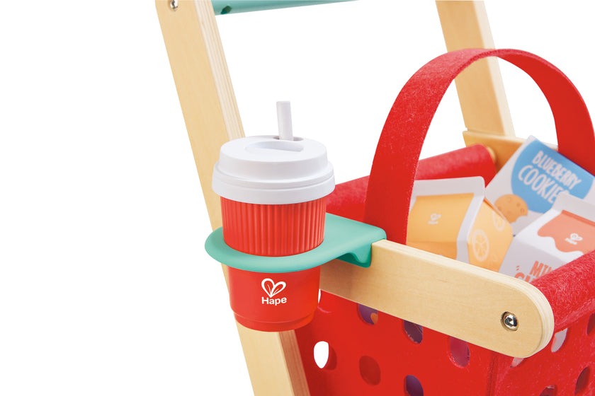 Hape Little Shopper's Cart & Basket