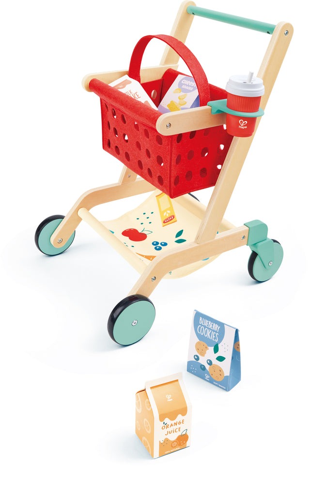 Hape Little Shopper's Cart & Basket