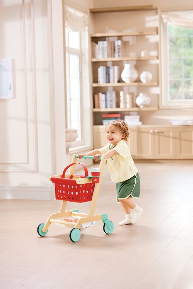 Hape Little Shopper's Cart & Basket