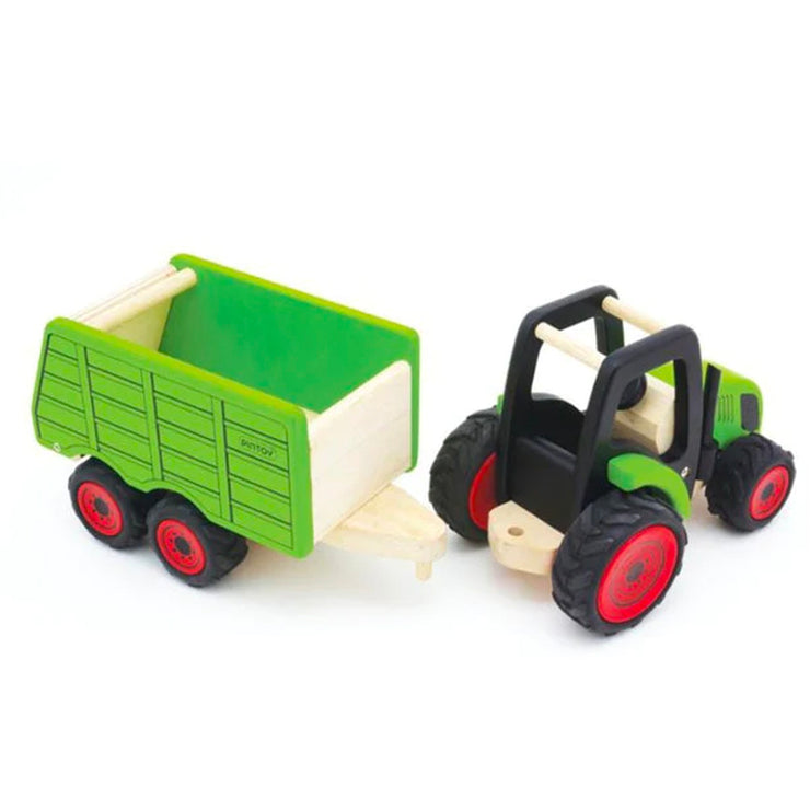 Pin Toy Tractor & Hopper Trailer