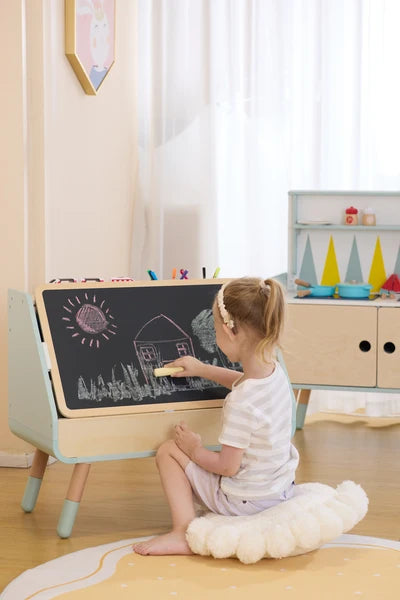 Hape Transforniture - Read & Draw Sling Bookshelf