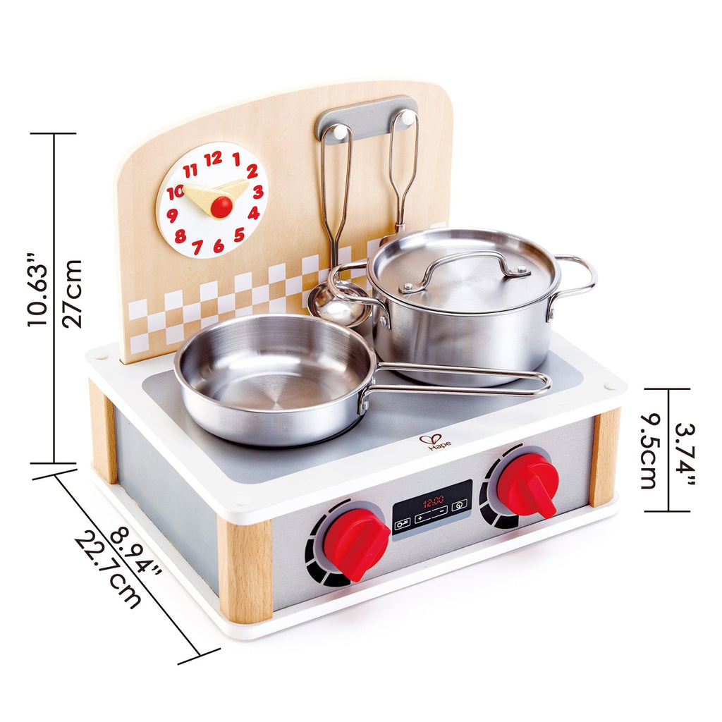 Hape 2 in 1 Kitchen & Grill Set