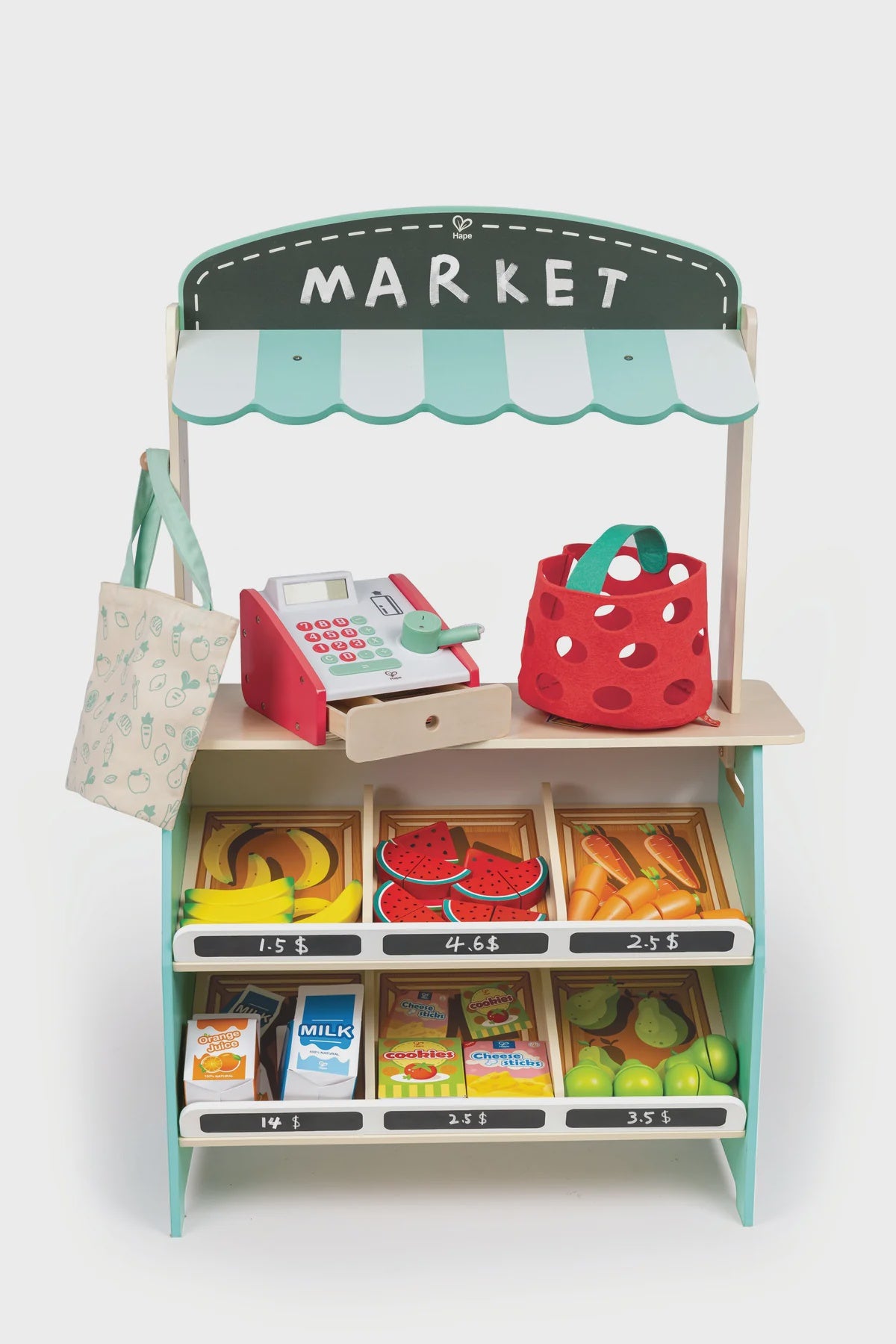 Hape Play Essentials Farmers Market Stall