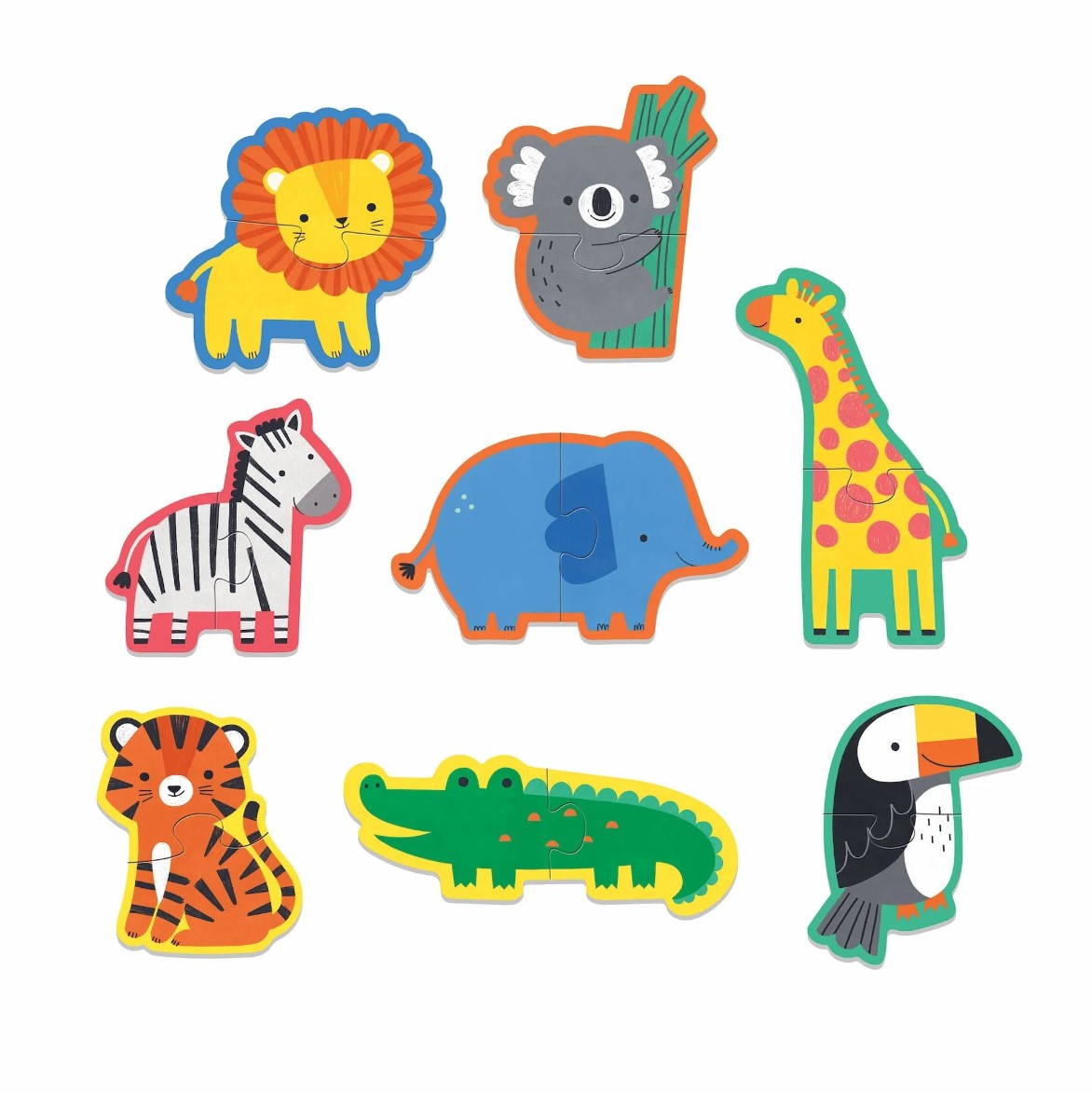 My First Puzzle Set - Happy Animals