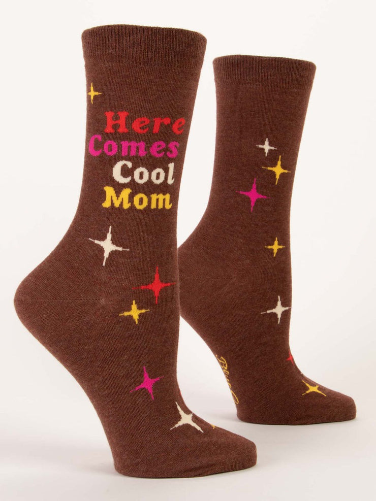 Womens Crew Socks - Here comes Cool Mum