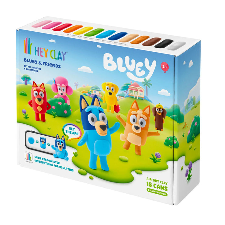 Hey Clay - Bluey & Friends (15 Cans)