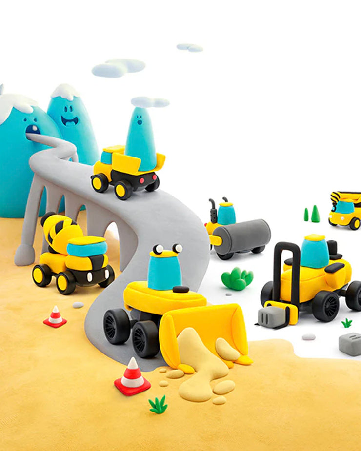 Hey Clay - Construction Vehicles (12 Cans)