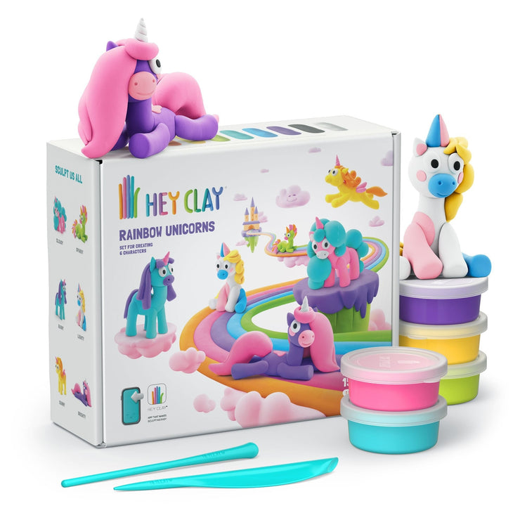 Hey Clay - Rainbow Unicorns (15 Cans)
