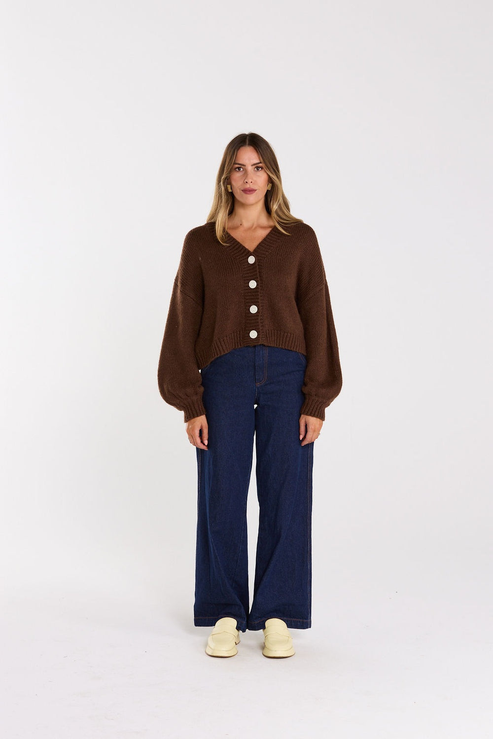 Huddle Cardigan - Chocolate