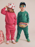 Cherry Racer Stripe Sweatshirt Last Sizes Was $85 Now