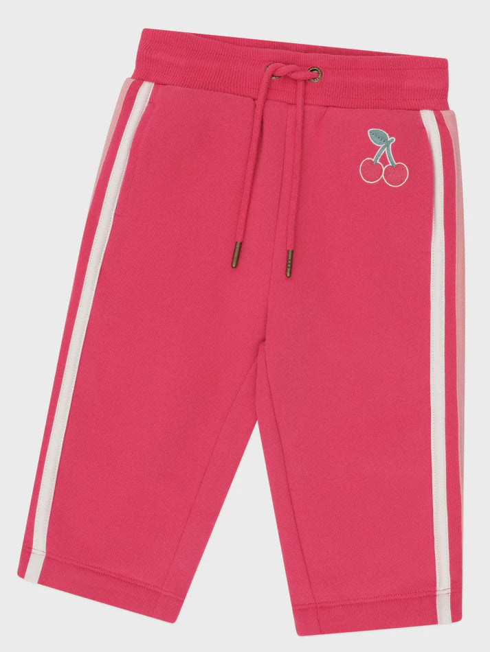 Cherry Racer Stripe Trackpant Last Sizes Was $75 Now