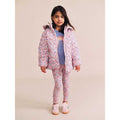 Heart Floral Quilted Puffer Jacket Last One Was $145 Now